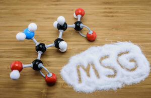 Molecular steucture of Monosodium glutamate (MSG)